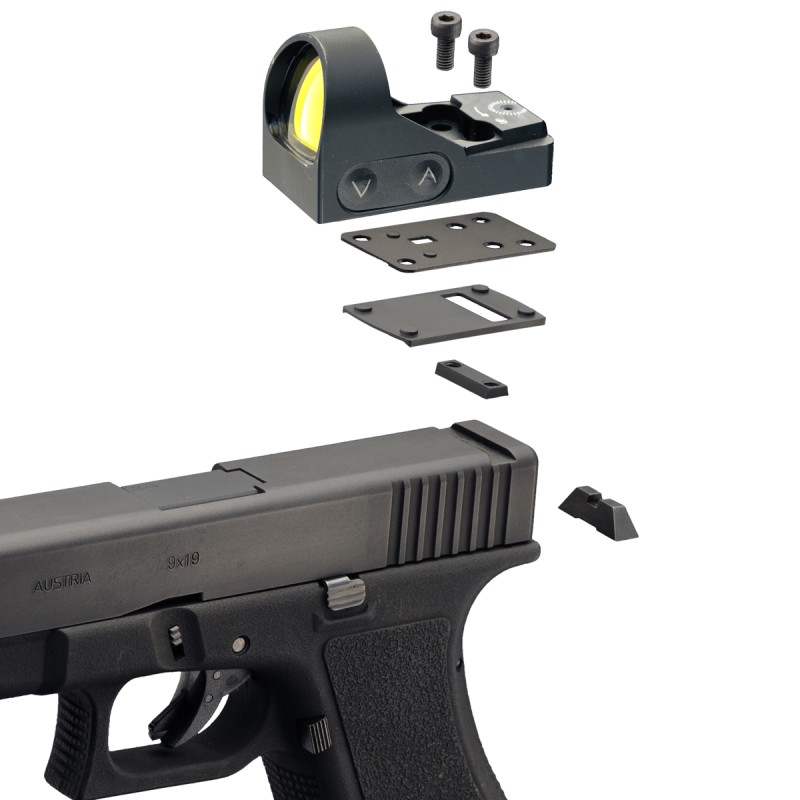 ATTACCO PER GLOCK 9MM PER DELTA HD26/STRYKER RED DOT