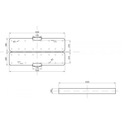 Valigetta universale con chiusura sec 103cm