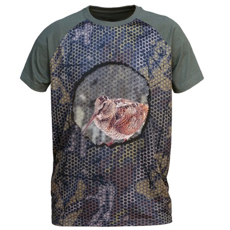 T-shirt forest print 3d - beccaccia