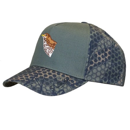 CAPPELLO FOREST PRINT CON RICAMO