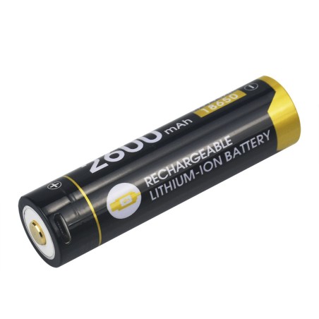 BATTERIA RICARICABILE 18650 2600MAH