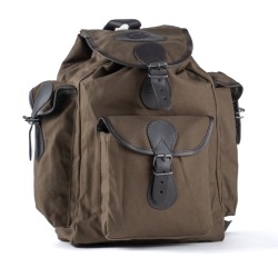 Zaino in canvas e pelle small 20l