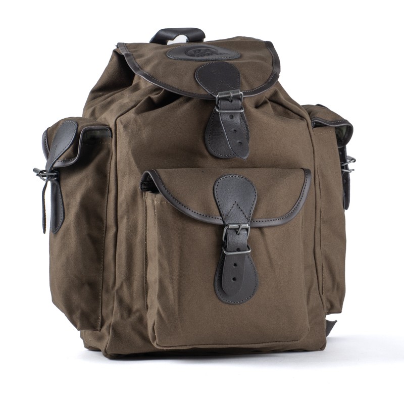 ZAINO IN CANVAS E PELLE SMALL 20L