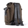 ZAINO IN CANVAS E PELLE SMALL 20L